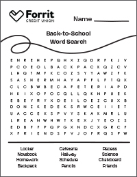 Back to school giveaway worksheet