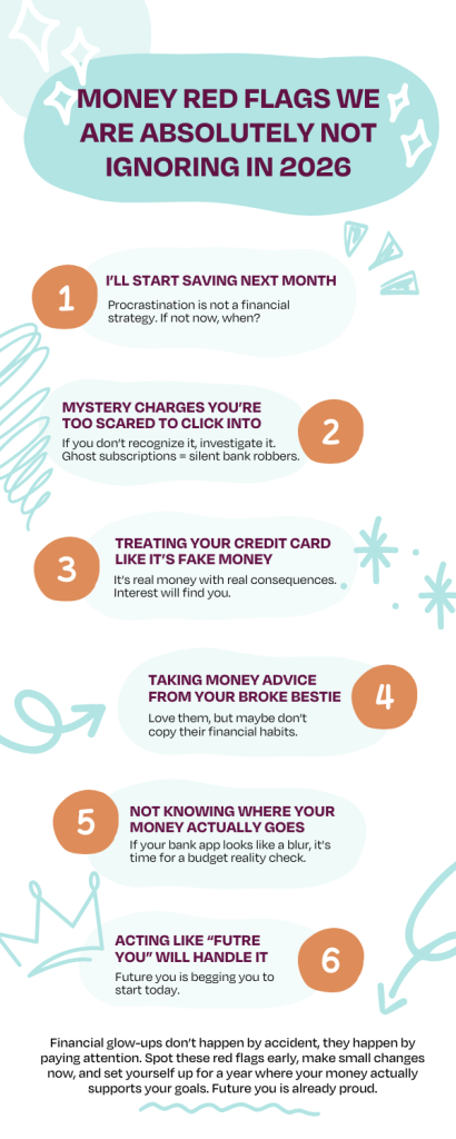 Money red flags infographic