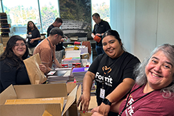 Forrit CU school supply packing