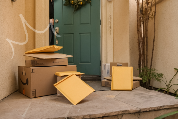 Packages at the door